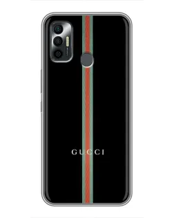 Чохол для TECNO Spark 7 (KF6n) з картинкою «Gucci — строга лінія» Чохол для TECNO Spark 7 (KF6n) з картинкою «Gucci — строга лінія»