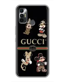 Чохол для TECNO Spark 7 (KF6n) з картинкою «Gucci — герої Disney та монограма» Чохол для TECNO Spark 7 (KF6n) з картинкою «Gucci — герої Disney та монограма»