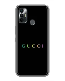 Чохол для TECNO Spark 7 (KF6n) з картинкою «Gucci — неоновий мінімалізм» Чохол для TECNO Spark 7 (KF6n) з картинкою «Gucci — неоновий мінімалізм»