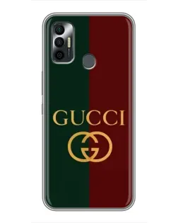 Чохол для TECNO Spark 7 (KF6n) з картинкою «Gucci — темно-зелений градієнт» Чохол для TECNO Spark 7 (KF6n) з картинкою «Gucci — темно-зелений градієнт»
