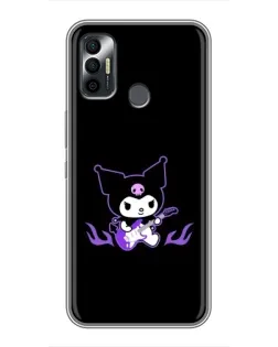 Чохол для TECNO Spark 7 (KF6n) з картинкою «Електрична Kuromi» Чохол для TECNO Spark 7 (KF6n) з картинкою «Електрична Kuromi»