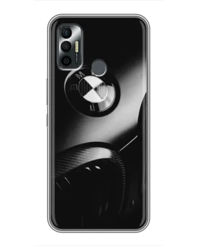 Чохол для TECNO Spark 7 (KF6n) з картинкою «Емблема BMW — макро»