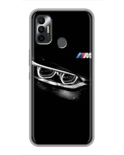 Чохол для TECNO Spark 7 (KF6n) з картинкою «BMW — погляд тигра»