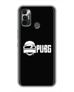 Чохол для TECNO Spark 7 (KF6n) з картинкою «PUBG — класичний лого»