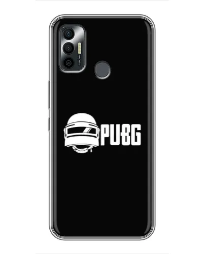 Чохол для TECNO Spark 7 (KF6n) з картинкою «PUBG — класичний лого»