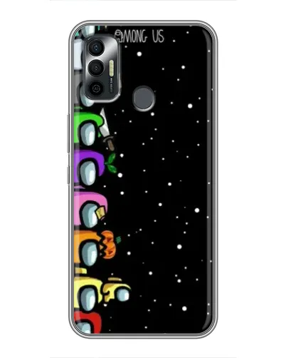 Чехол для TECNO Spark 7 (KF6n) с картинкой «Команда Among Us» Чехол для TECNO Spark 7 (KF6n) с картинкой «Команда Among Us»