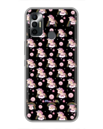 Чехол для TECNO Spark 7 (KF6n) с картинкой «Magic Unicorn паттерн»