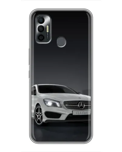 Чохол для TECNO Spark 7 (KF6n) з картинкою «Mercedes AMG GT Silver»
