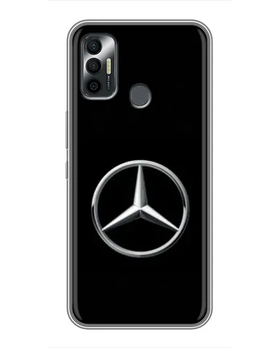 Чохол для TECNO Spark 7 (KF6n) з картинкою «Mercedes класичний лого»
