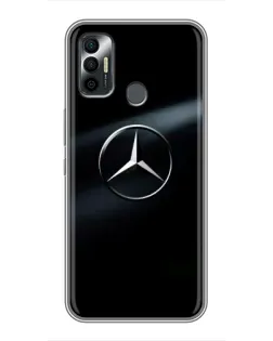 Чохол для TECNO Spark 7 (KF6n) з картинкою «Mercedes на металі»
