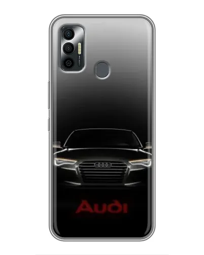 Чохол для TECNO Spark 7 (KF6n) з картинкою «Audi — градієнтний контур»