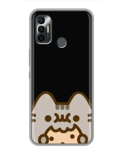 Чехол для TECNO Spark 7 (KF6n) с картинкой «Пушин на черном» Чехол для TECNO Spark 7 (KF6n) с картинкой «Пушин на черном»