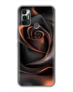 Чохол для TECNO Spark 7 (KF6n) з картинкою «Шовкова чорна троянда» Чохол для TECNO Spark 7 (KF6n) з картинкою «Шовкова чорна троянда»