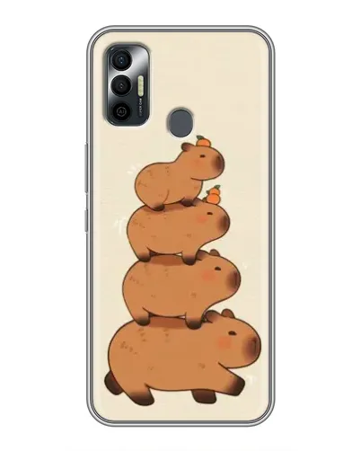 Чохол для TECNO Spark 7 (KF6n) з картинкою «Вежа з капібар» Чохол для TECNO Spark 7 (KF6n) з картинкою «Вежа з капібар»