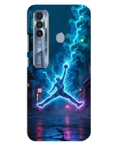 Чохол для TECNO Spark 7 Pro з картинкою «Jordan Gold Jumpman» Чохол для TECNO Spark 7 Pro з картинкою «Jordan Gold Jumpman»