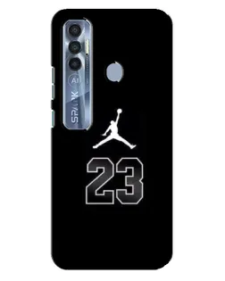 Чохол для TECNO Spark 7 Pro з картинкою «Jordan Flight 23»