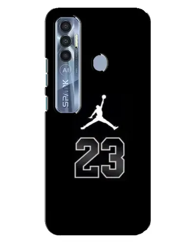 Чохол для TECNO Spark 7 Pro з картинкою «Jordan Flight 23» Чохол для TECNO Spark 7 Pro з картинкою «Jordan Flight 23»