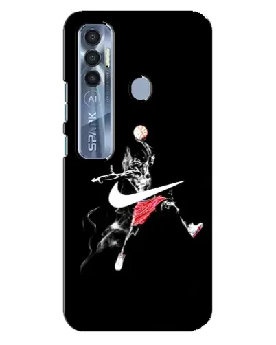 Чохол для TECNO Spark 7 Pro з картинкою «Jordan Jumpman» Чохол для TECNO Spark 7 Pro з картинкою «Jordan Jumpman»