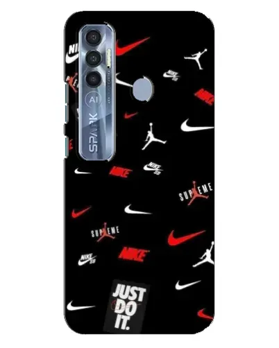 Чохол для TECNO Spark 7 Pro з картинкою «Nike Mix Pattern» Чохол для TECNO Spark 7 Pro з картинкою «Nike Mix Pattern»