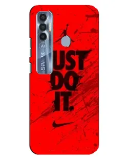 Чохол для TECNO Spark 7 Pro з картинкою «Nike Just Do It»