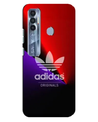 Чехол для TECNO Spark 7 Pro с картинкой «Adidas Red Neon» Чехол для TECNO Spark 7 Pro с картинкой «Adidas Red Neon»