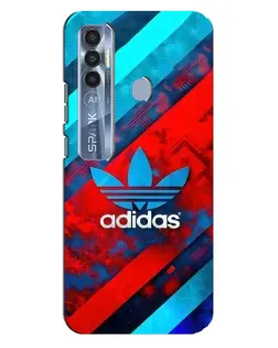Чохол для TECNO Spark 7 Pro з картинкою «Абстракція Adidas»