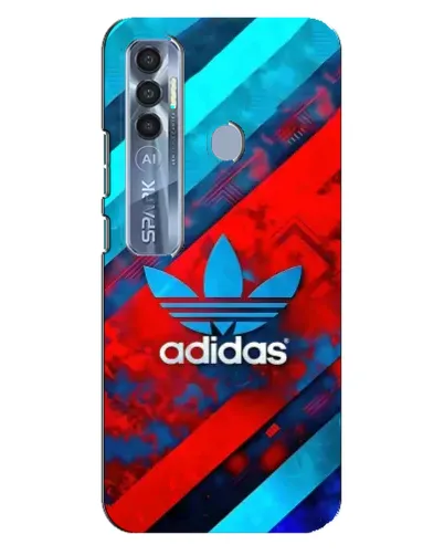 Чехол для TECNO Spark 7 Pro с картинкой «Абстракция Adidas» Чехол для TECNO Spark 7 Pro с картинкой «Абстракция Adidas»