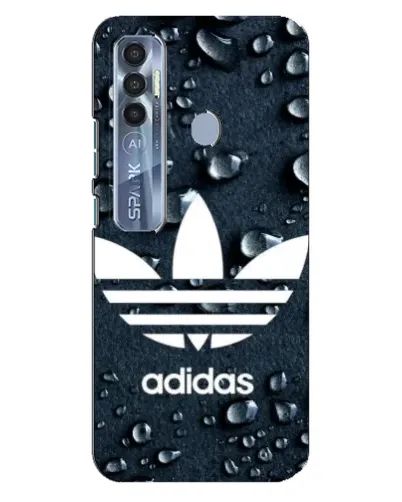 Чехол для TECNO Spark 7 Pro с картинкой «Adidas Trefoil Blue» Чехол для TECNO Spark 7 Pro с картинкой «Adidas Trefoil Blue»