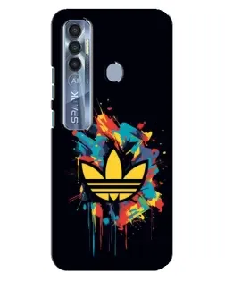 Чохол для TECNO Spark 7 Pro з картинкою «Adidas Splash»
