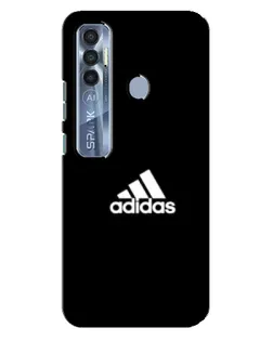 Чехол для TECNO Spark 7 Pro с картинкой «Adidas Red Style»