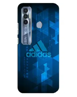 Чехол для TECNO Spark 7 Pro с картинкой «Adidas Sport Art»