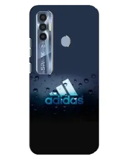 Чехол для TECNO Spark 7 Pro с картинкой «Adidas Water Drops»