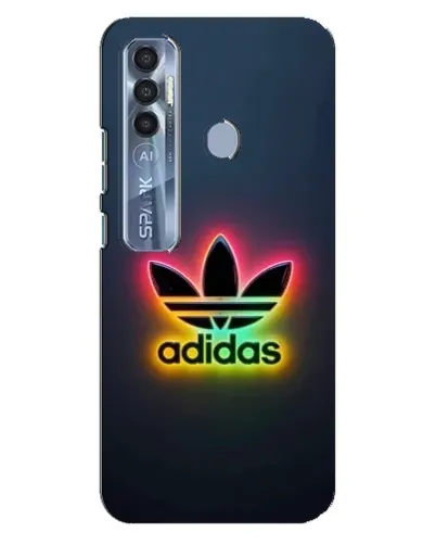 Чехол для TECNO Spark 7 Pro с картинкой «Неоновый Adidas» Чехол для TECNO Spark 7 Pro с картинкой «Неоновый Adidas»