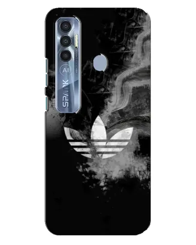 Чехол для TECNO Spark 7 Pro с картинкой «Абстрактный дым Adidas» Чехол для TECNO Spark 7 Pro с картинкой «Абстрактный дым Adidas»