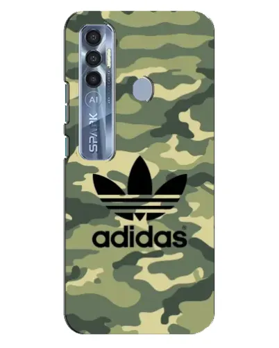 Чехол для TECNO Spark 7 Pro с картинкой «Милитари стиль Adidas» Чехол для TECNO Spark 7 Pro с картинкой «Милитари стиль Adidas»