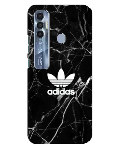Чехол для TECNO Spark 7 Pro с картинкой «Белый мрамор Adidas» Чехол для TECNO Spark 7 Pro с картинкой «Белый мрамор Adidas»
