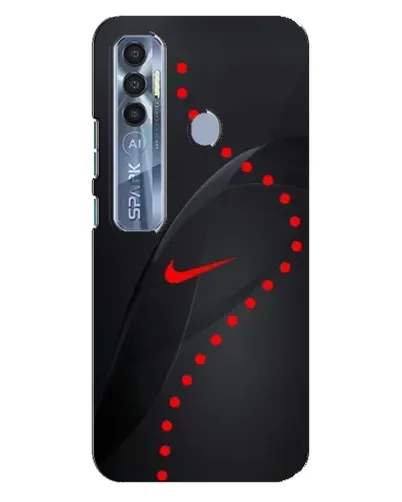 Чехол для TECNO Spark 7 Pro с картинкой «Абстрактный дизайн Nike»