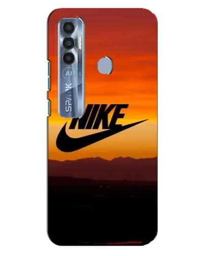 Чехол для TECNO Spark 7 Pro с картинкой «Nike — вечерний горизонт»