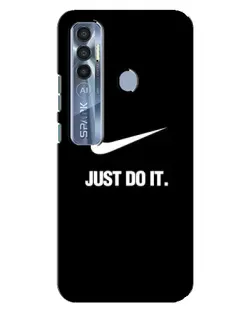Чехол для TECNO Spark 7 Pro с картинкой «Классический принт Nike»