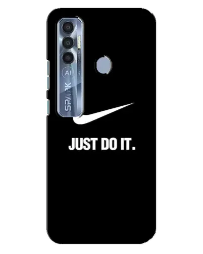 Чехол для TECNO Spark 7 Pro с картинкой «Классический принт Nike»
