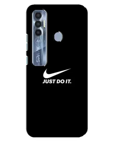 Чехол для TECNO Spark 7 Pro с картинкой «Минимализм от Nike»
