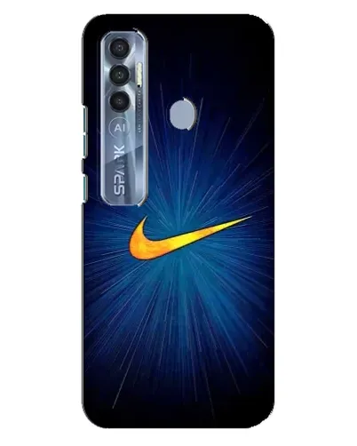 Чохол для TECNO Spark 7 Pro з картинкою «Синій пульс Nike» Чохол для TECNO Spark 7 Pro з картинкою «Синій пульс Nike»