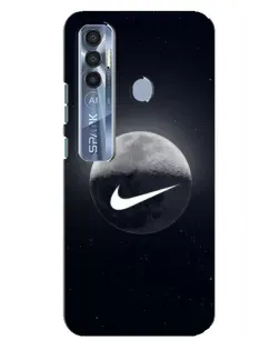 Чохол для TECNO Spark 7 Pro з картинкою «Nike у стилі графіті»