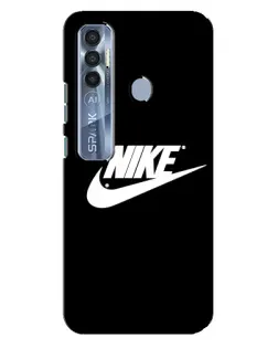 Чохол для TECNO Spark 7 Pro з картинкою «Мазки фарби Nike»