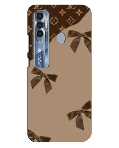 Чохол для TECNO Spark 7 Pro з картинкою «LV — кавовий атлас» Чохол для TECNO Spark 7 Pro з картинкою «LV — кавовий атлас»