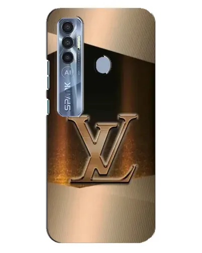 Чохол для TECNO Spark 7 Pro з картинкою «LV — золоте сяйво» Чохол для TECNO Spark 7 Pro з картинкою «LV — золоте сяйво»