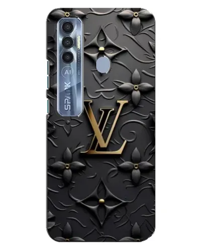 Чохол для TECNO Spark 7 Pro з картинкою «Шкіряна текстура LV» Чохол для TECNO Spark 7 Pro з картинкою «Шкіряна текстура LV»
