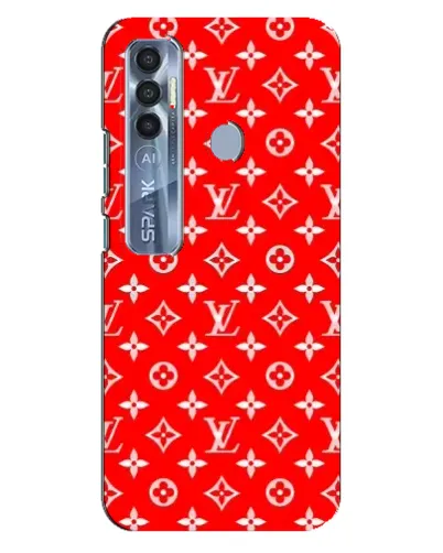 Чохол для TECNO Spark 7 Pro з картинкою «Яскравий паттерн LV» Чохол для TECNO Spark 7 Pro з картинкою «Яскравий паттерн LV»
