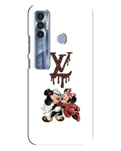 Чохол для TECNO Spark 7 Pro з картинкою «LV та Міккі Маус» Чохол для TECNO Spark 7 Pro з картинкою «LV та Міккі Маус»