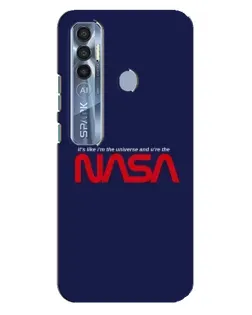 Чехол для TECNO Spark 7 Pro с картинкой «NASA — глубокий космос»